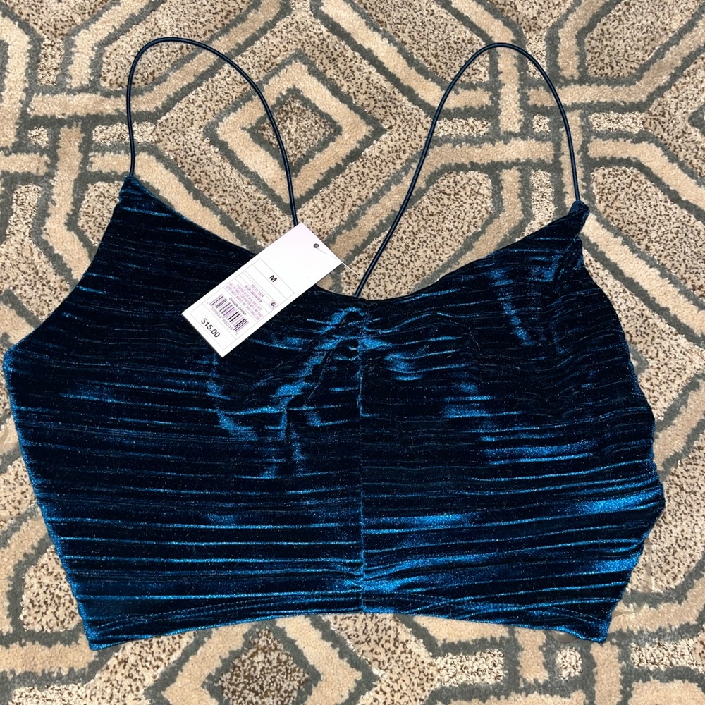 Wild Fable Blue Party Top